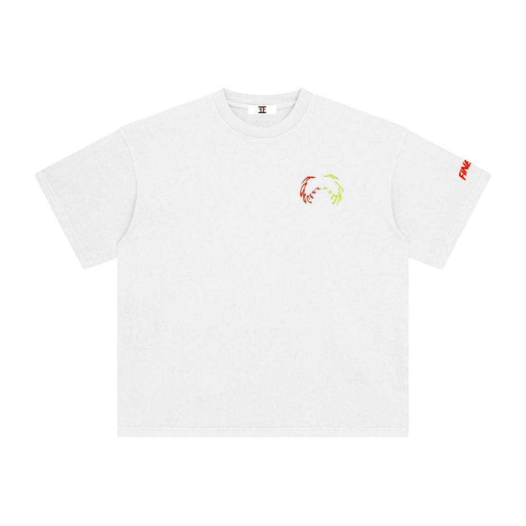 Wavy double F Logo T-Shirt (Front & back) T
