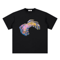 Unisex Sueded Cotton T-Shirt (Wavy Double F Logo)